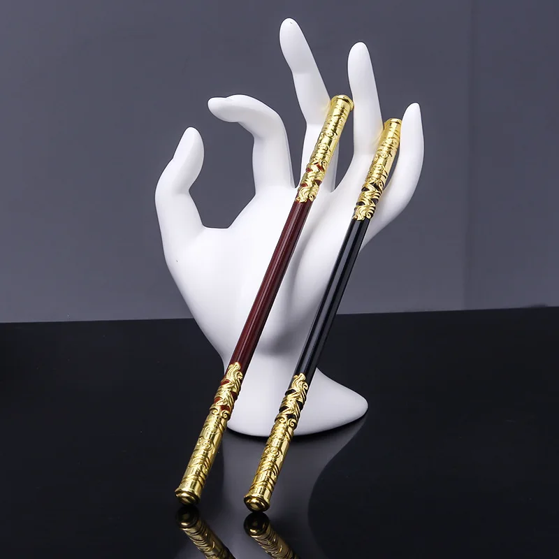 22CM periferiche di gioco viaggio nel West Sun Wukong Golden Cudgel modelli di armi in metallo in lega di zinco Merch Toys for Kids Decoration