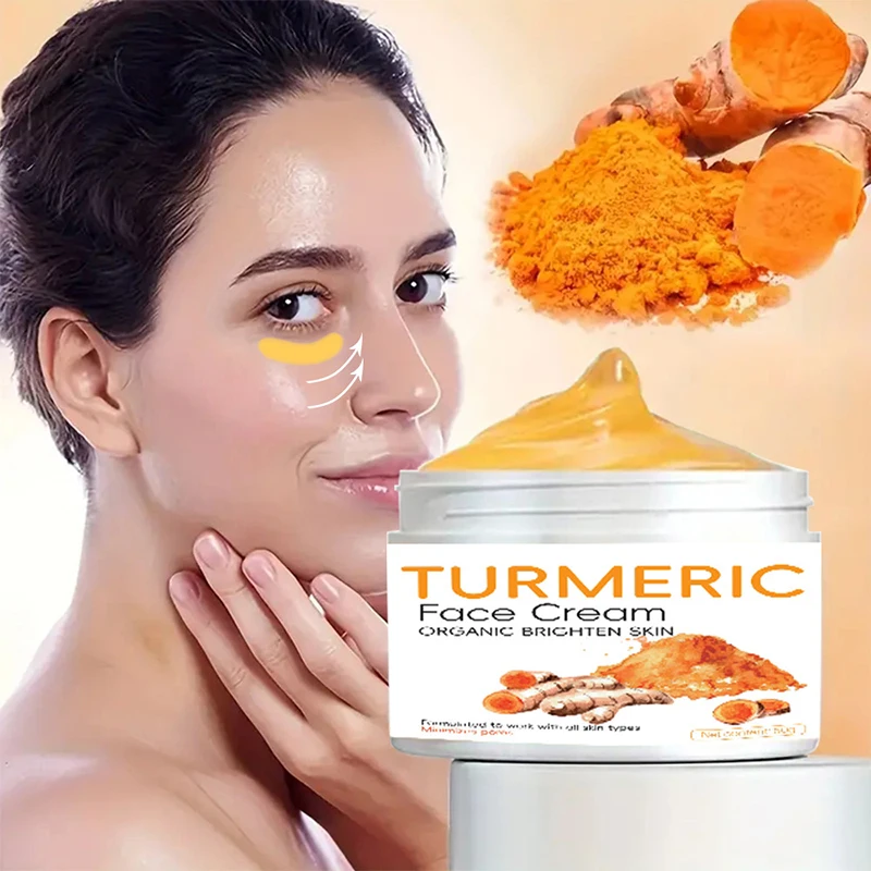 

Turmeric Face Cream Can Whiten Skin Remove Wrinkles Fade Fine Lines Brighten Skin Tone Remove Dark Spots And Moisturize Skin