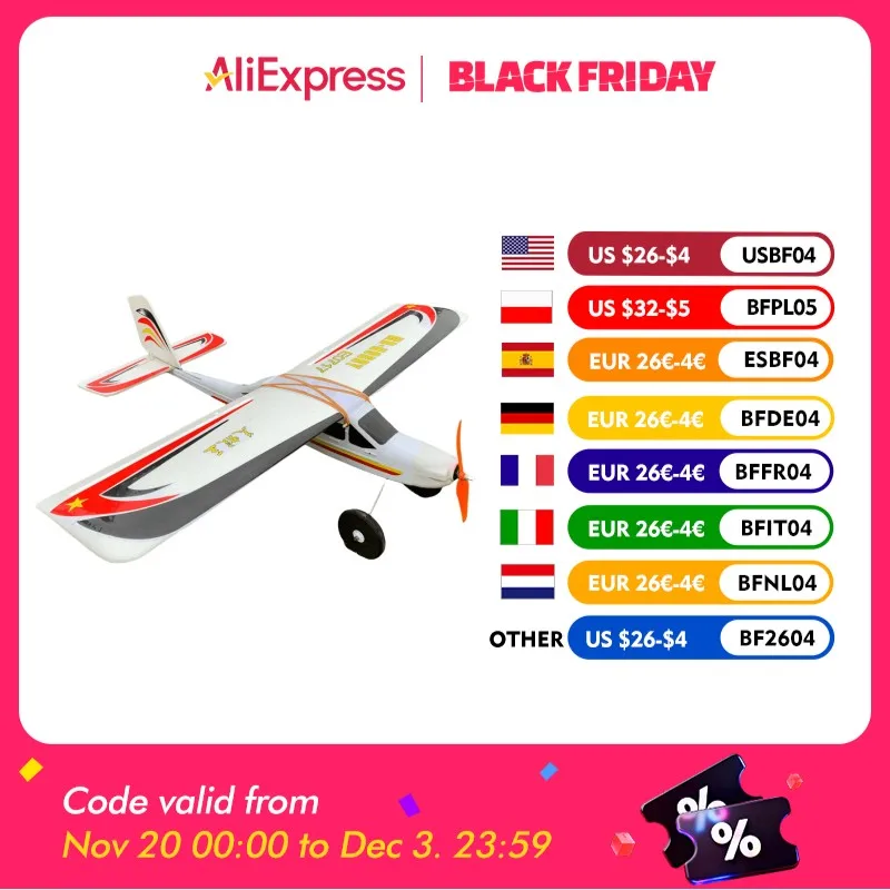 

E0717 Cessna 185 1030 мм летательный аппарат на короткое расстояние для взлета EPS RC летательный аппарат с неподвижными крыльями/PNP