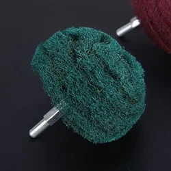1PCS 6mm Shank Mounted Abrasive Sanding Mop Buffing Wheel with Mushroom Grinding Head for Metal Aluminum Stainless Jewelry Wood