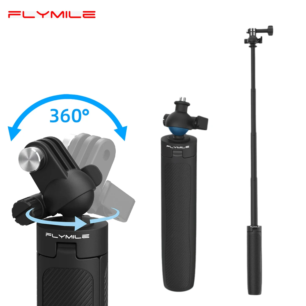Flymile Ball-Head ExtensionTripod for DJI Pocket 3/Action 6/