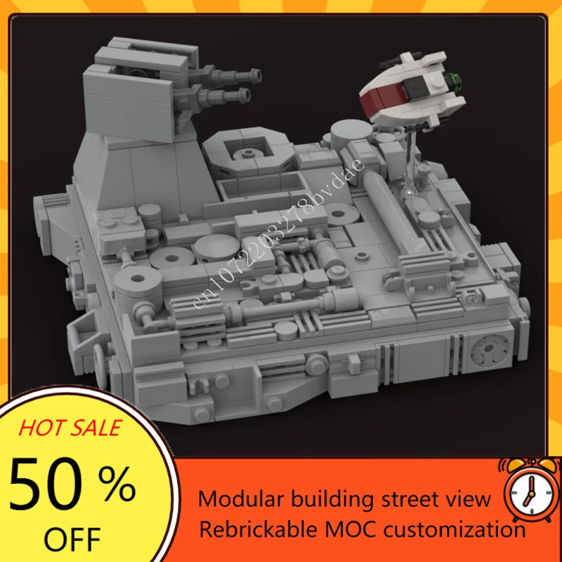 

305 шт., диорама «Атака», космическая война, военный MOC, космический корабль, боевая модель, пазлы на заказ, архитектура, сделай сам, образование, сборка, подарок