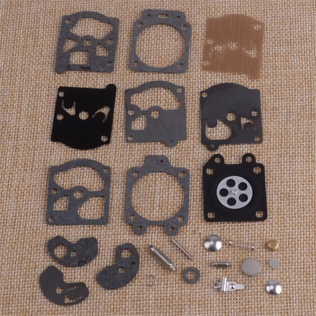 LETAOSK Black Carburetor Carburettor Repair Kit 123100-16330 Fit For Husqvarna 50R 26L 232R 235R 225R 240