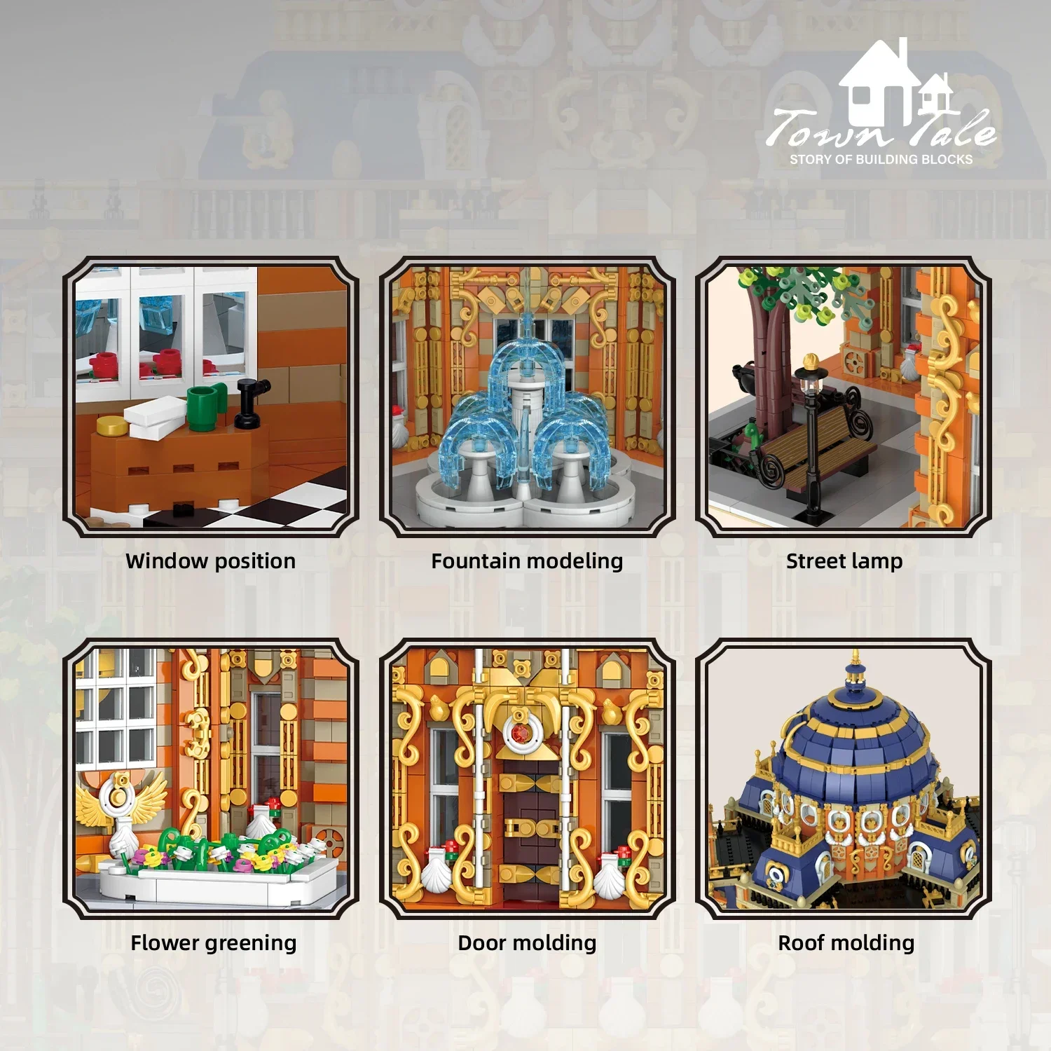 14133 sztuk planetarium królewski klocki kreatywny widok na ulicę miasta Model zamku wysoki poziom trudności klocki montażowe zabawki dla dzieci