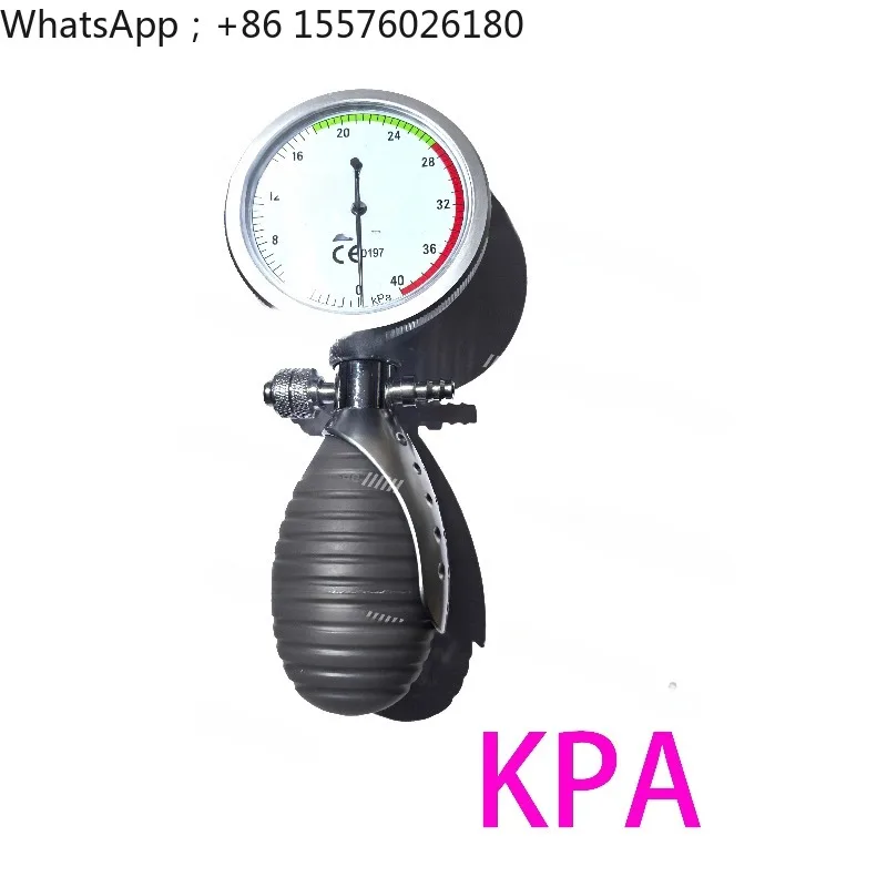 Hand Pinch Inflation Leak Detector Endoscope Air Pressure Test Gauge Gas Pressure Measuring Meter