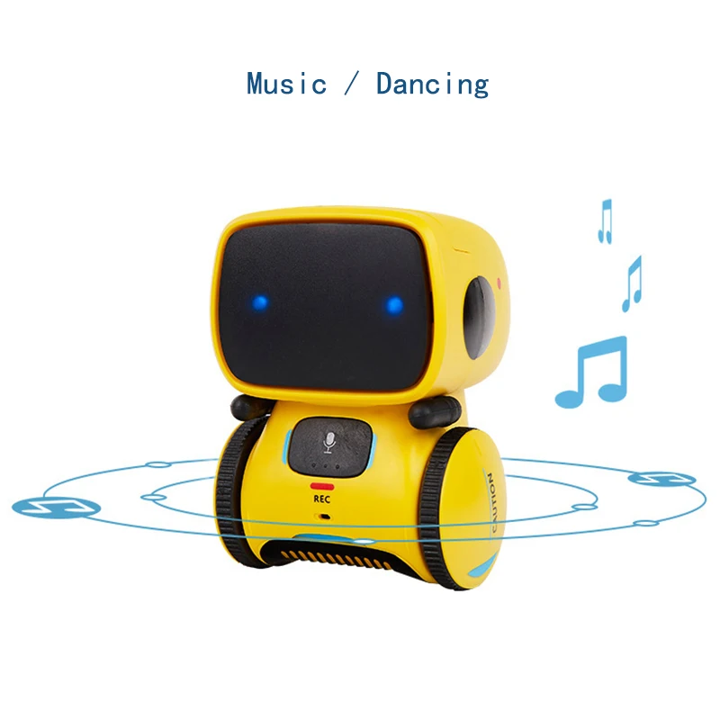 Voice Remote Control Robots Rc Electric Toy for Kids Boys 2 To 4 Years Old Girls Children Gift Touch Sensing Dancing Light Music