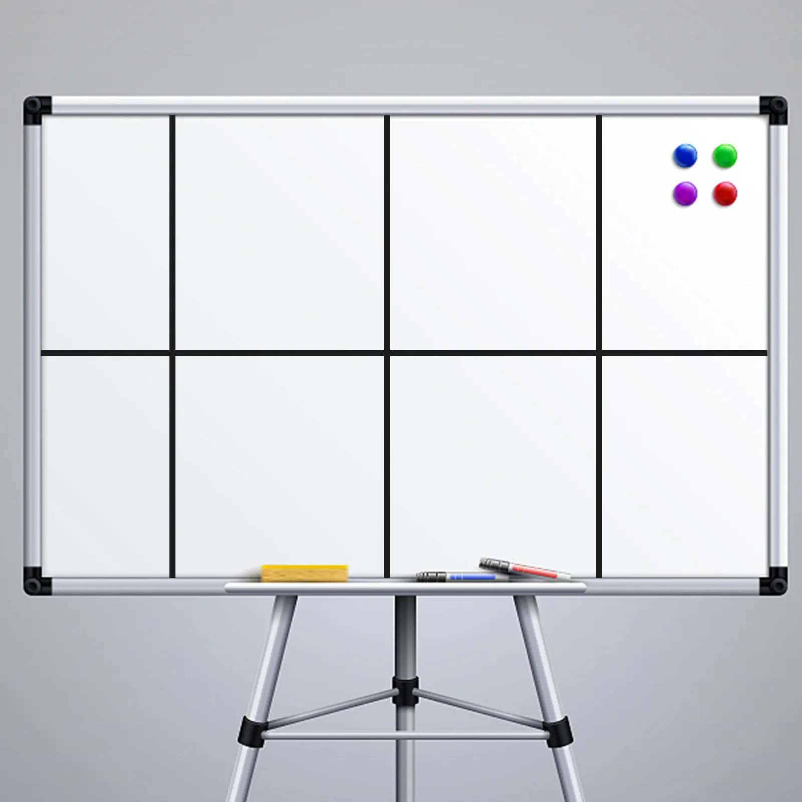 

10Pcs Dry Erase Board Pinstripe Tape Thin Pet Adhesive Whiteboard Strip Grid Line Tape Chart Marking Automotive