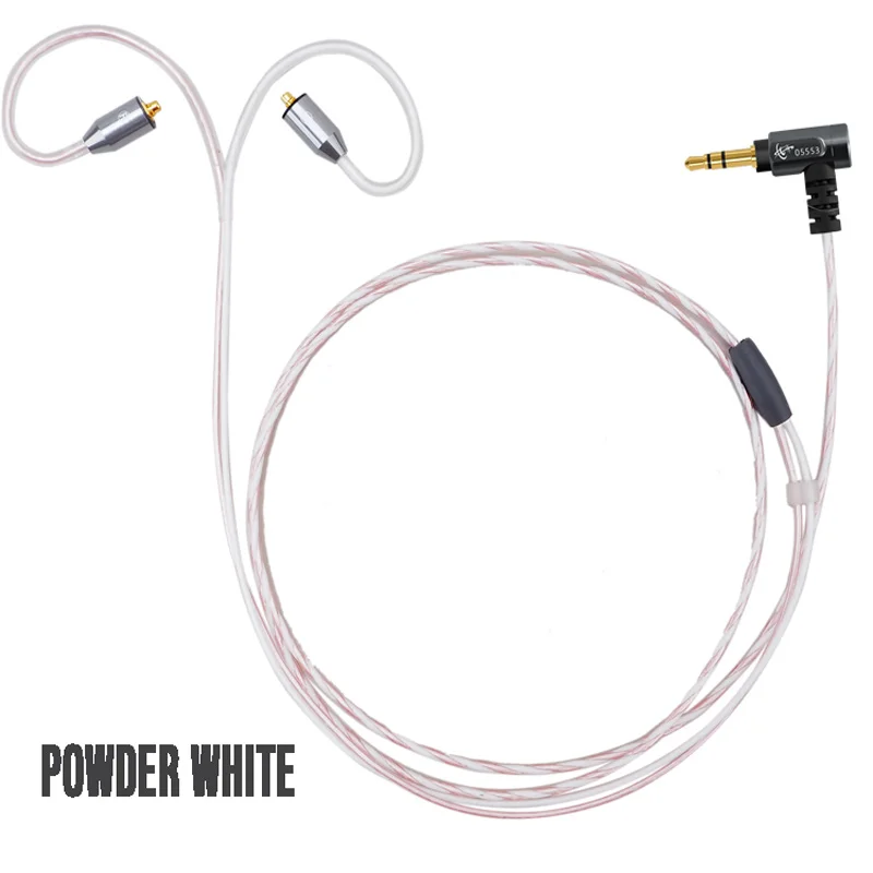 Zzephone-アップグレード付きシルバーメッキヘッドセット,s10 se535 se846,日曜大工,銅メッキケーブル,カスタマイズ可能,4,4プラグ