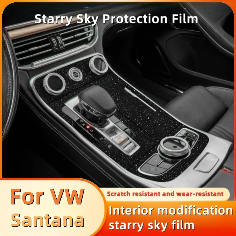 

For Volkswagen VW Santana 2013-2021 Starry Sky Film Interior Modification Central Control Instrument Screen Protective Film