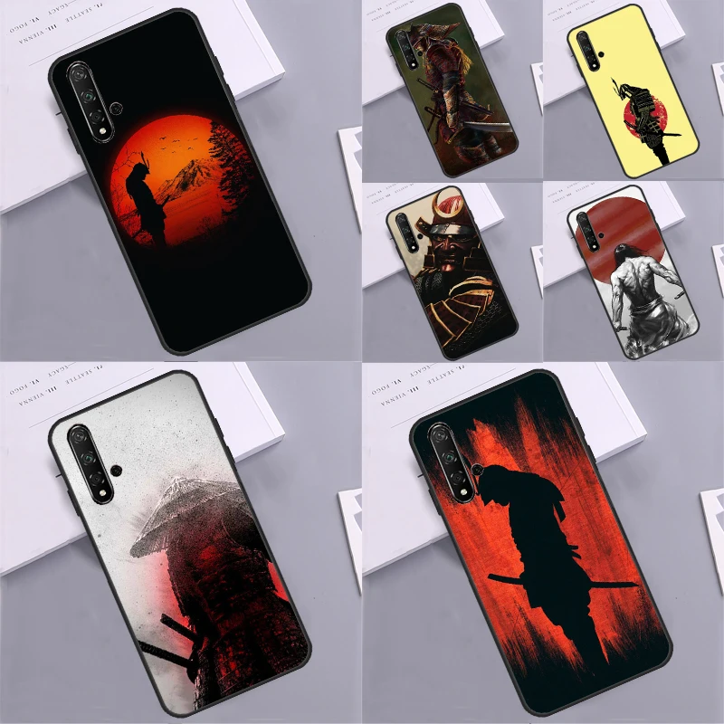 Samurai Warrior Case For Huawei Nova Y90 Y70 Y60 Y61 5T 3i 8i 11i 9 10 SE P20 P40 Lite Mate 60 P60 P30 Pro