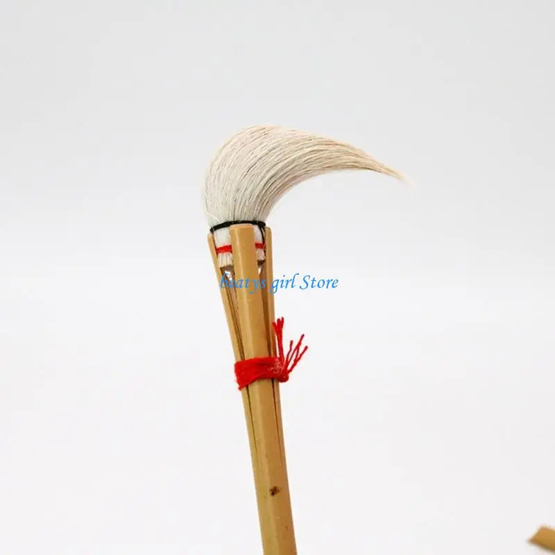 

C7AB Ceramic Glazing Brush Handle Pottery Glaze Brush Painting Tool for Pottery