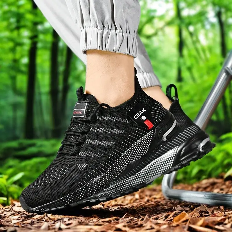 New Men's Casual Sneakers Outdoor Running Simple Daily Casual Running Shoes Men's Men's Shoes Breathable and Lightweight