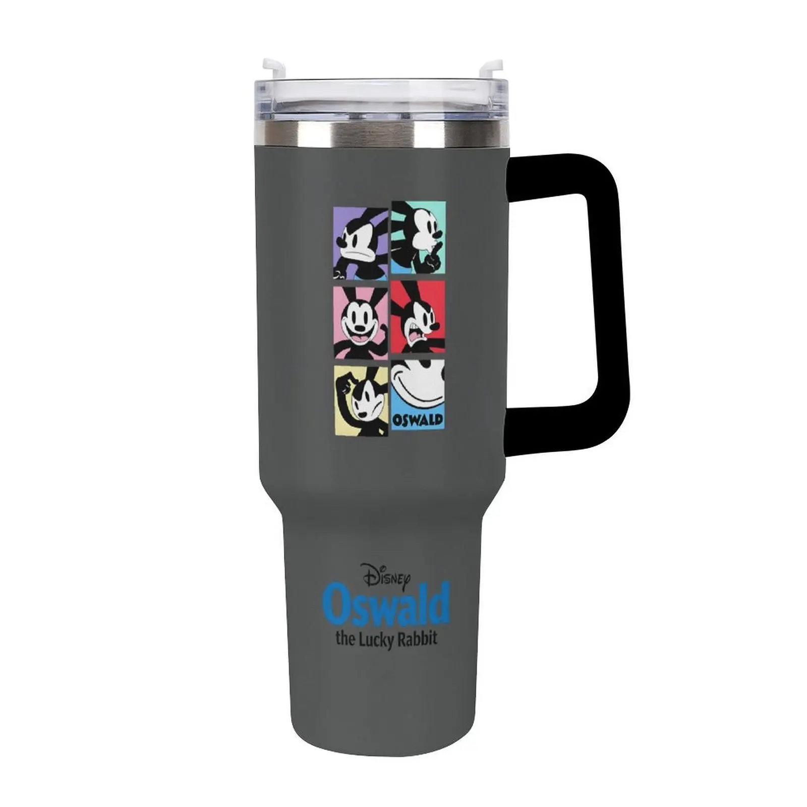 

Oswald Insulated Water Bottle Disney Cartoon Custom Design Your Personal Text Images Car Cup Travel Water Bottle 40 Oz Cosplay
