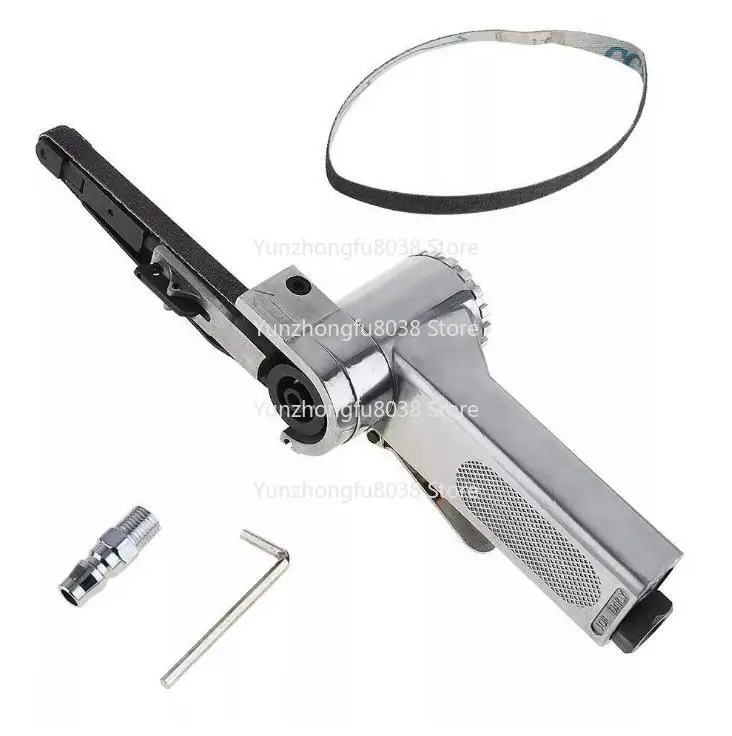 

3/8" Air Belt Sander Angle Grinder Pneumatic Tool with Sanding Belt for Air Compressor Sanding and Grinding