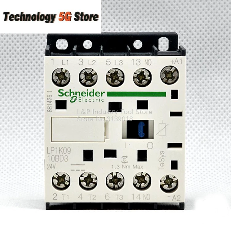 New Original Schneider Electric LP1K0910BD3 Contactor Direct Current Voltage 1NO DC 24V 9A Coil With Integrated Flow Suppression
