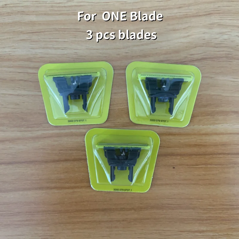 

3 pcs Men's Shaver Replacement Heads - Compatible with Beard Trimmers QP2520/QP2530/QP6510/QP6520/QP6530/QP2515