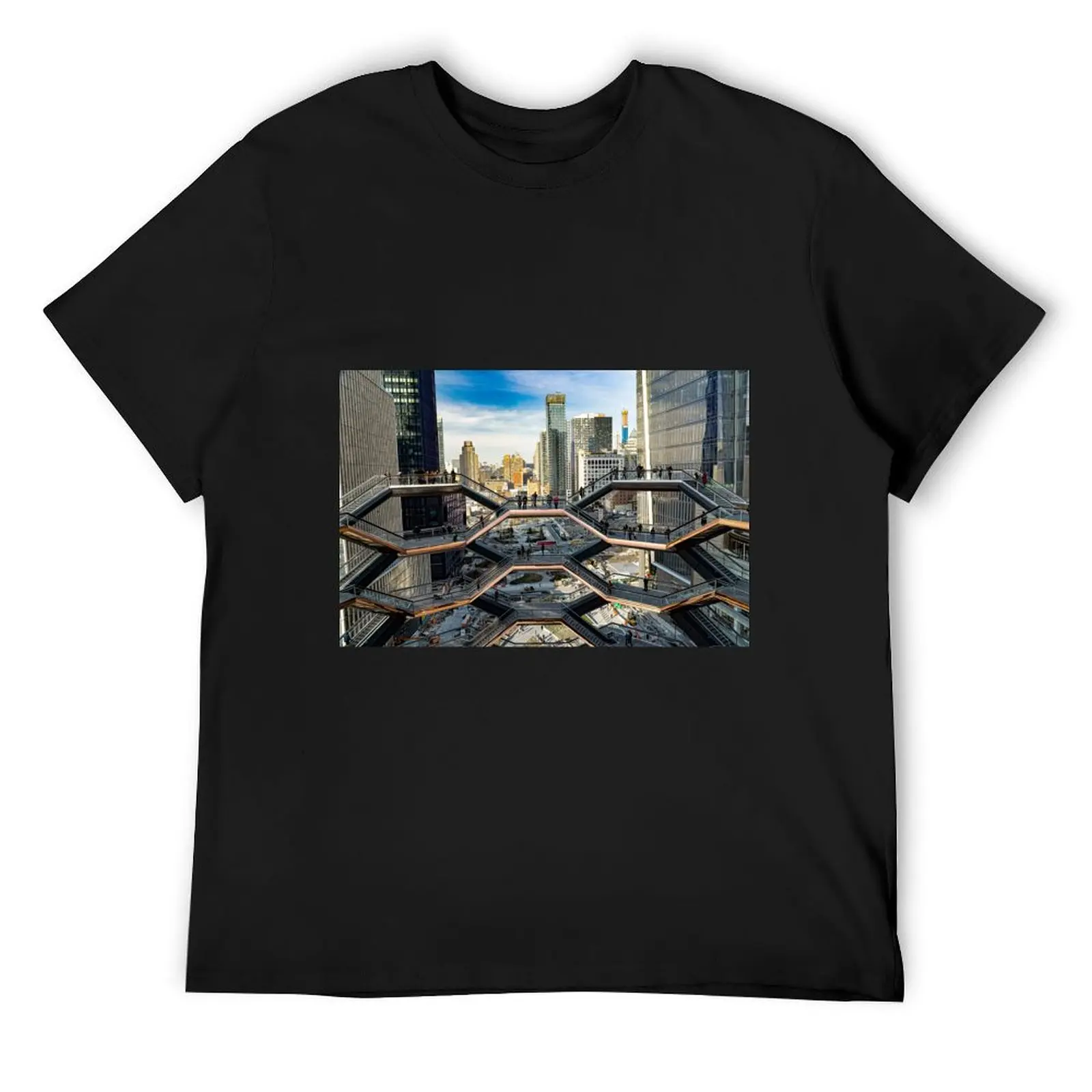 The Vessel- Hudson Yards T-Shirt sweat anime vintage mens graphic t-shirts funny