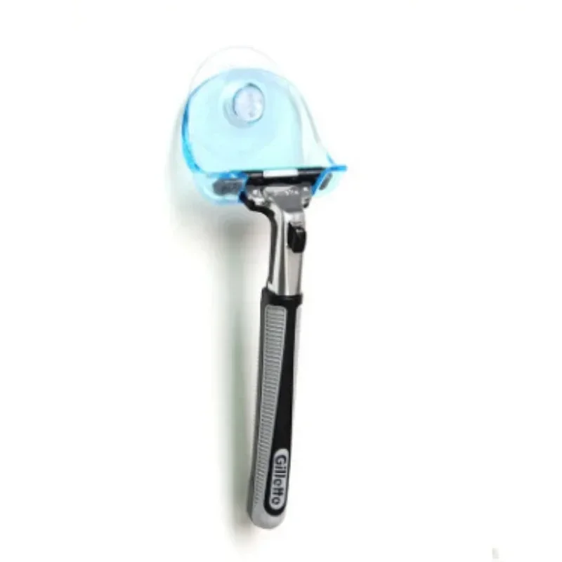 1 Pc Shaver Toothbrush Holder Washroom Wall Men Shaving Shower Shelf With Sucker Suction Cup Bathroom Hook Razor Rack Hanger