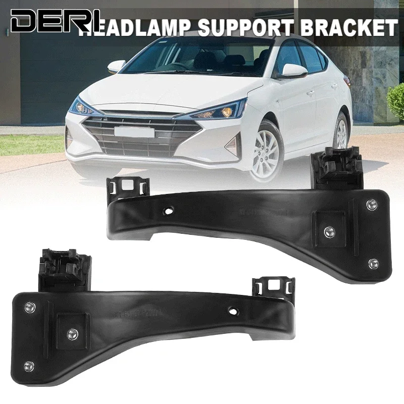 64128F2000 64118F2000 Car Headlight Support Bracket For Hyundai Elantra Sedan 2017 2018 2019 2020 64128-F2000 64118-F2000