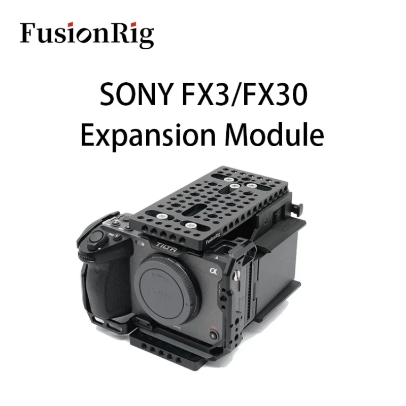 FusionRig For Sony FX3/FX30 Camera Cage Expansion Module cineback