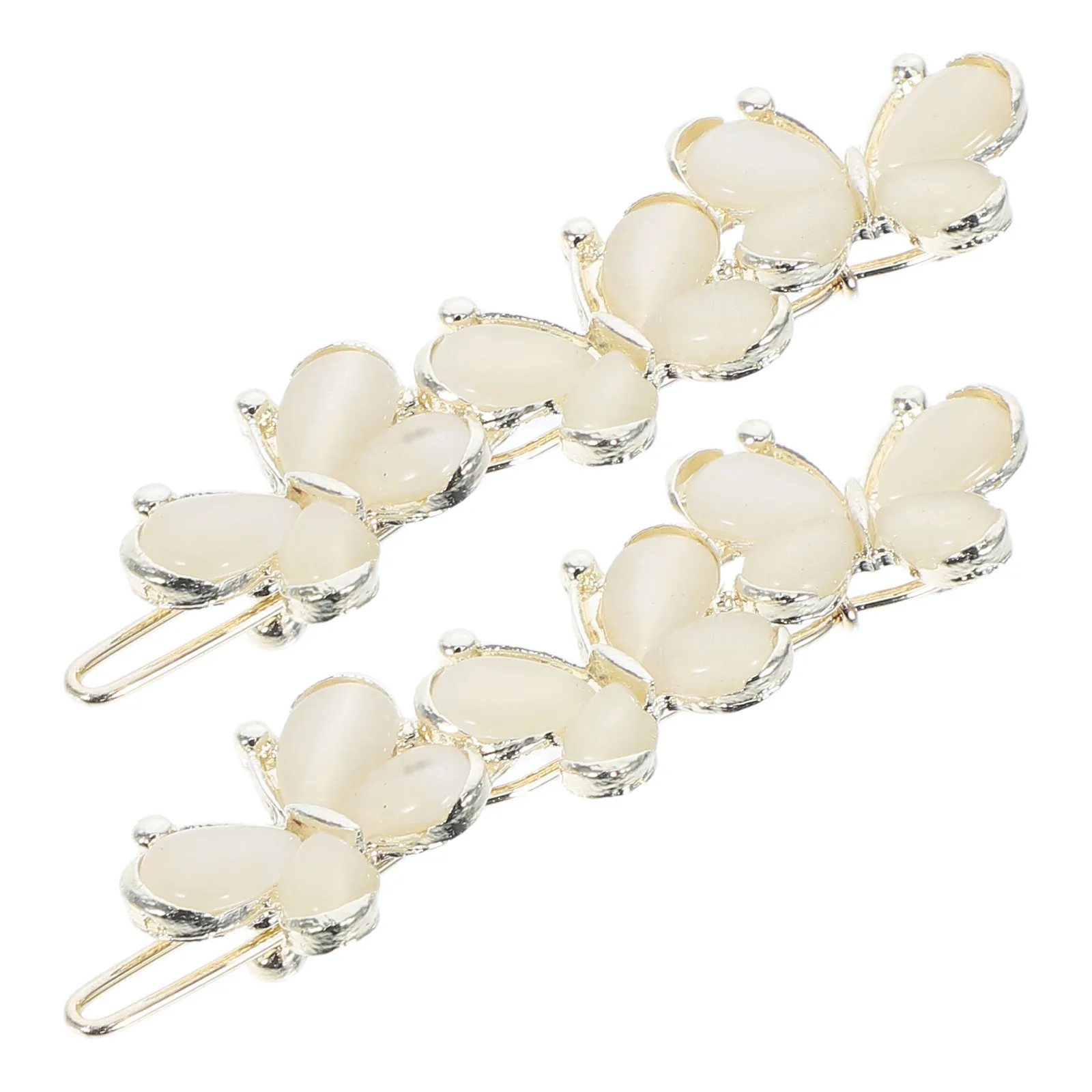 

2 шт. заколки для волос в форме бабочки, высококачественные заколки из сплава, надежные, с прочным креплением, аксессуары для укладки волос, заколки из сплава