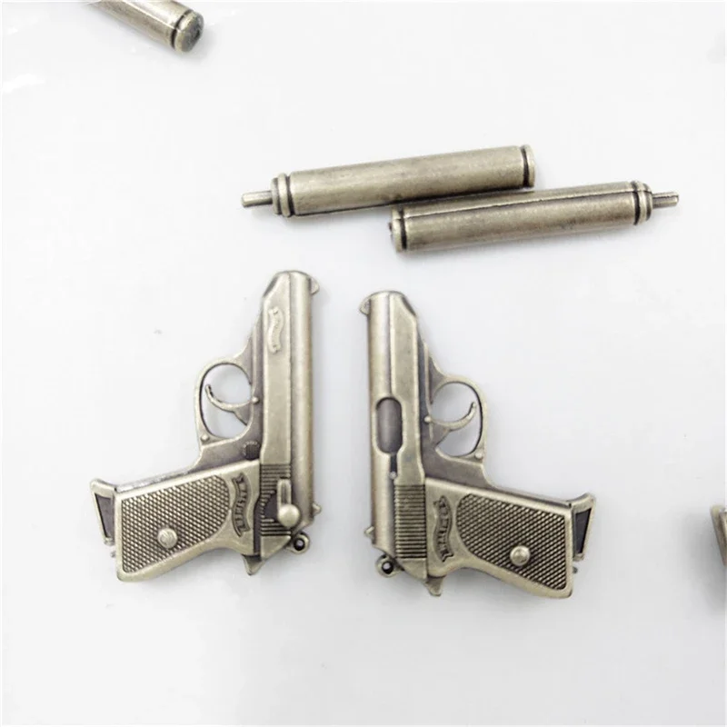 1/6 Scale Alloy Pistol Mauser Walther Model Weapon Static Toys for 12\'\' Action Figure Accessories Cannot Shooting