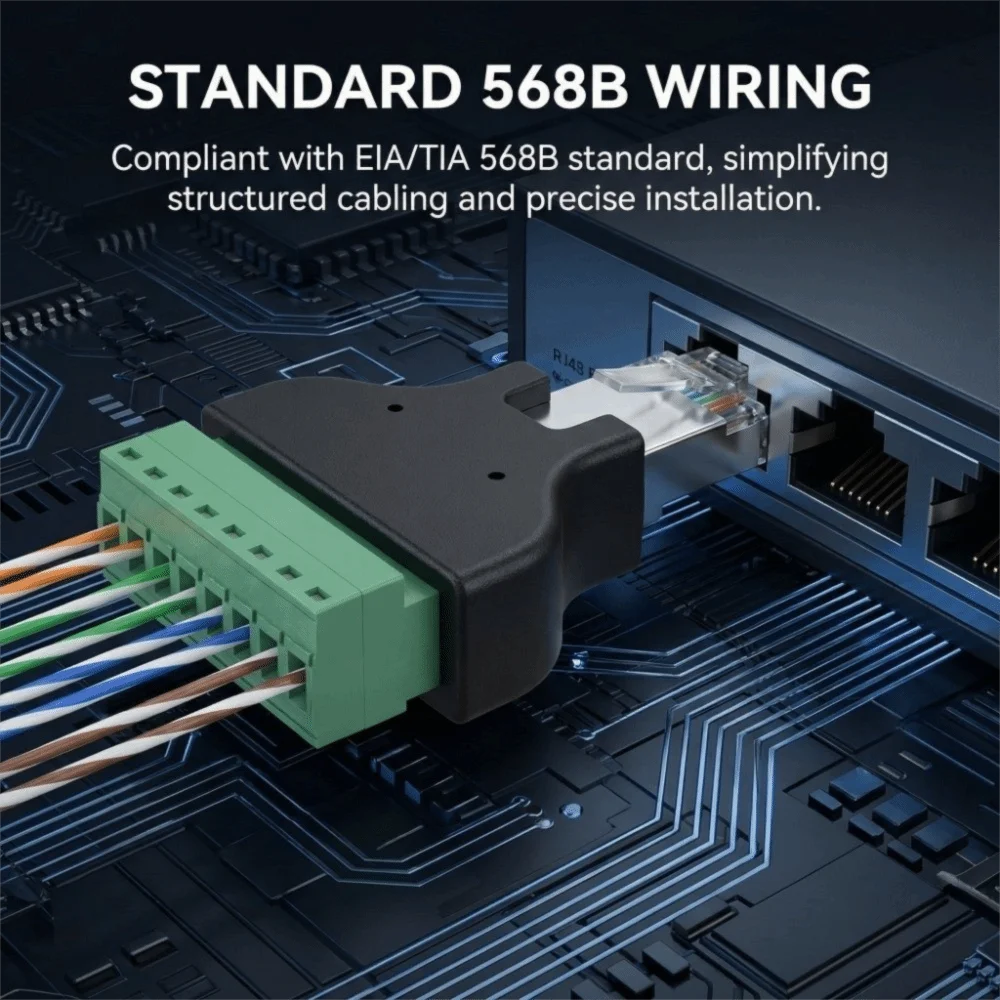 2Pcs RJ45 Female + …