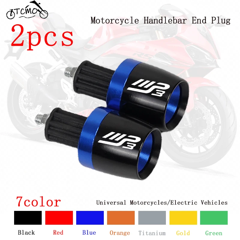 Para Piaggio MP3300 MP3500 MP3 250 300 500 HPE Sport Scooter, Puños de Manillar de Motocicleta de Aluminio CNC, Tapones de Extremo de Manillar