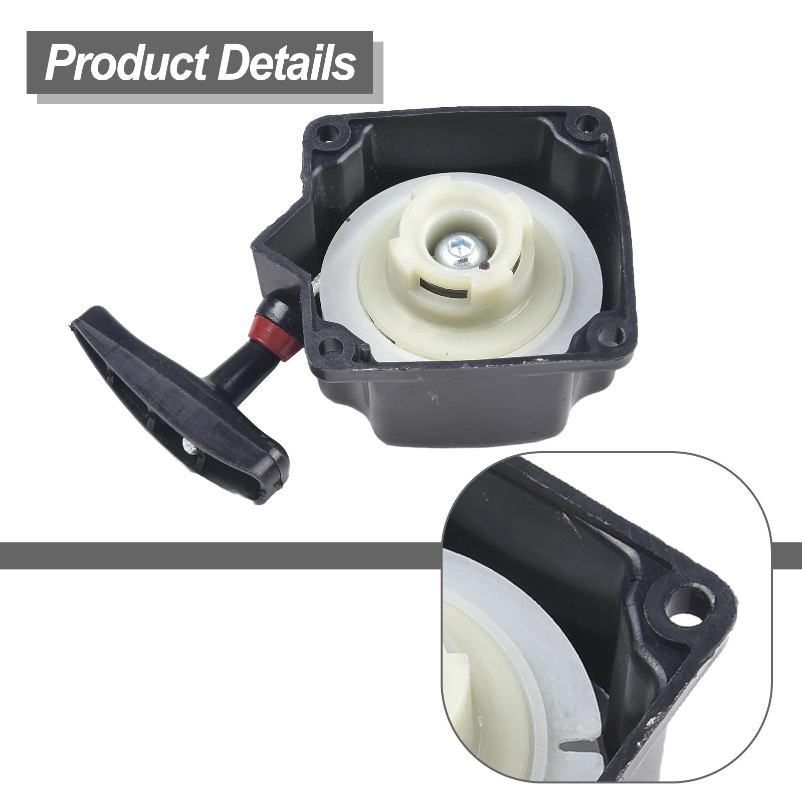 Pull Recoil Starter Yard Brushcutter Chainsaw Engine Garden Law Mower Outdoor Parts Petrol Repair String Trimmer