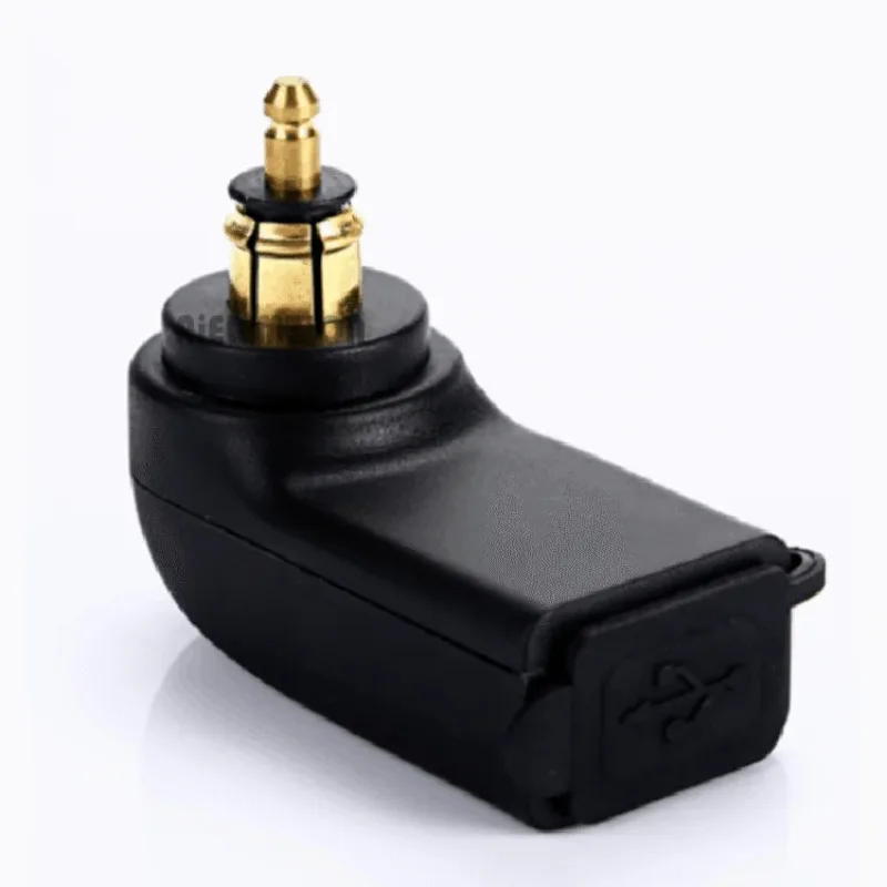 12-24V 4.8A Motorcycle Dual USB Charger Power Adapte for BMW Hella DIN Plug