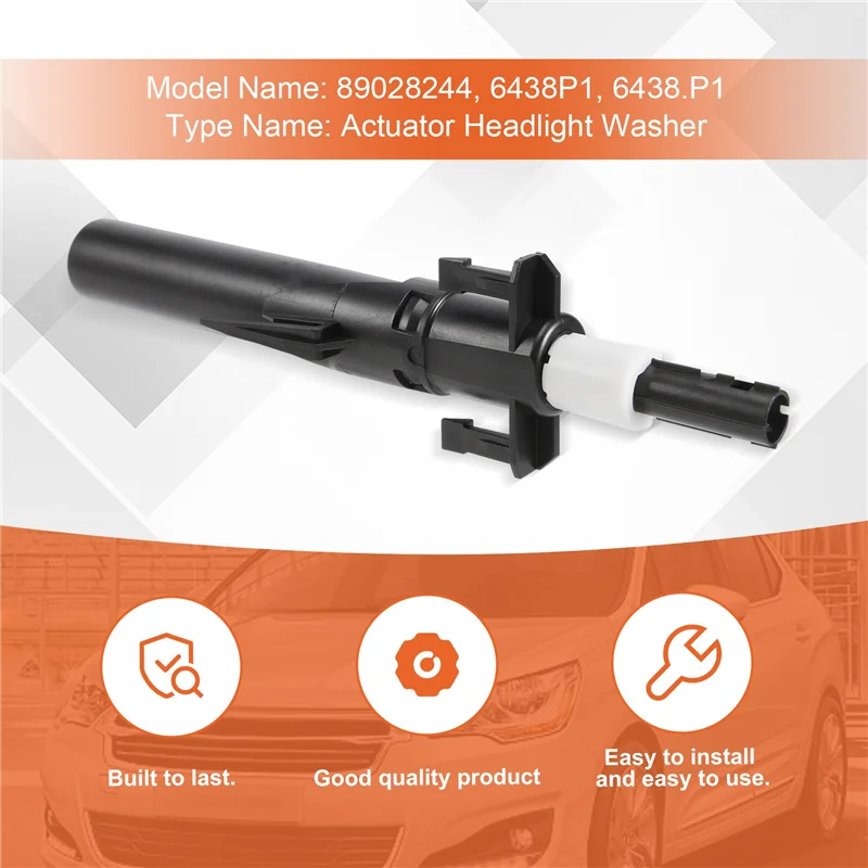 AY03-المصباح الأمامي تنظيف فوهة غسالة مضخة ل 207 307 607 سيتروين C4 C5 89028244 6438P1 العلوي غسالة قوس