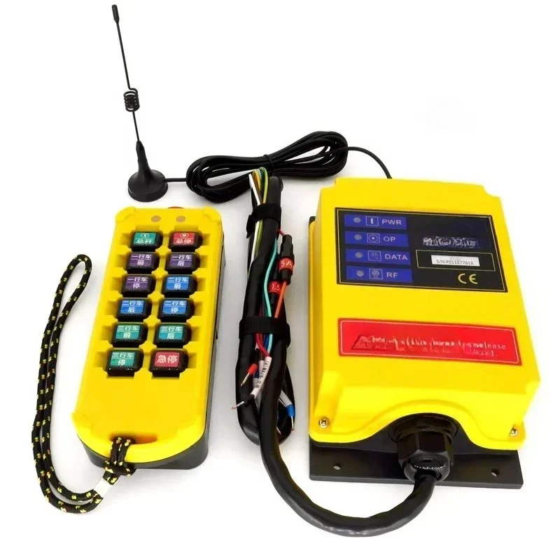 Button multifunction variable 10 12 16 key device remote control remote control switch hoist wireless industrial remote control