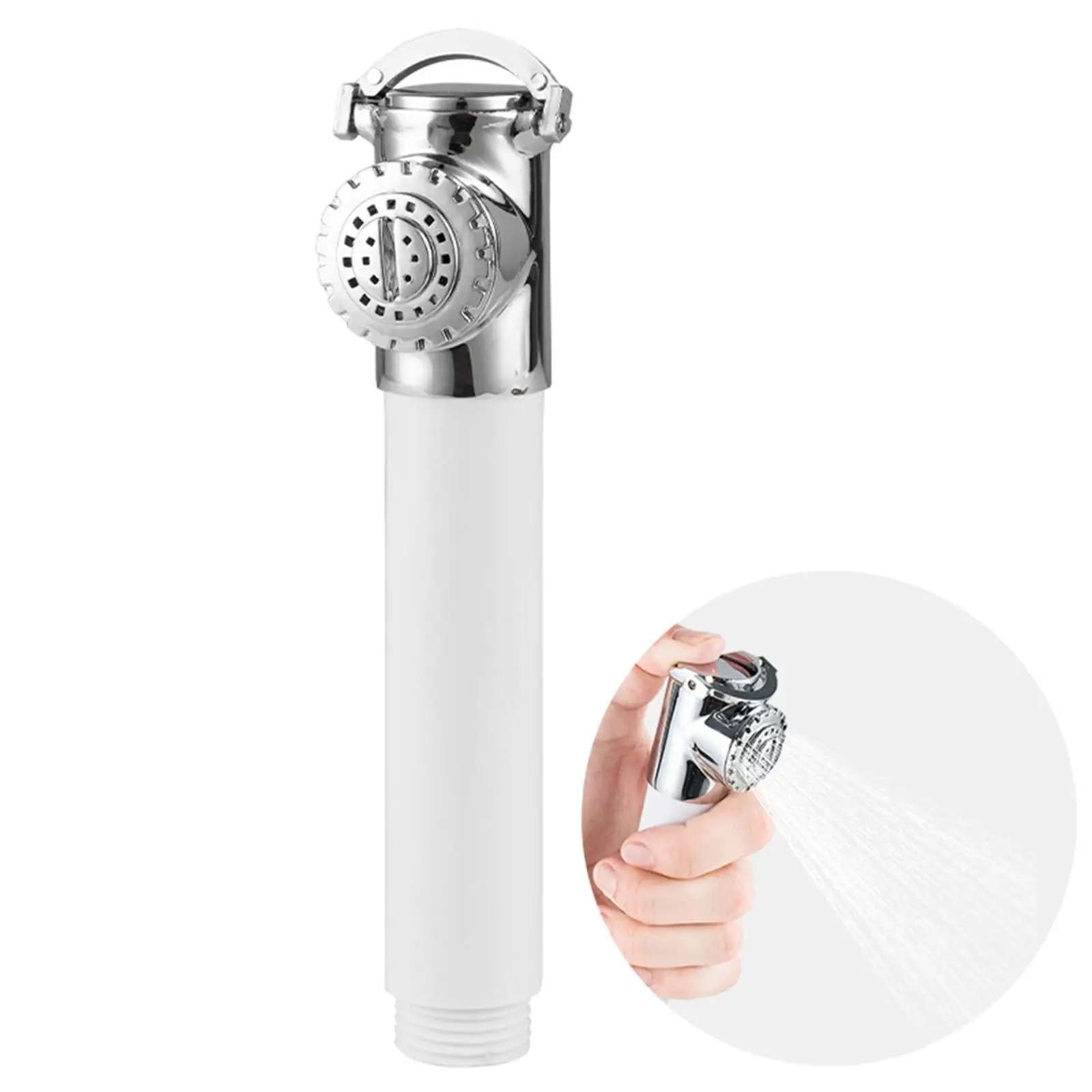 Supercharge Shower Head Easy Clean Handheld for Cars Bath Accessory Rvs