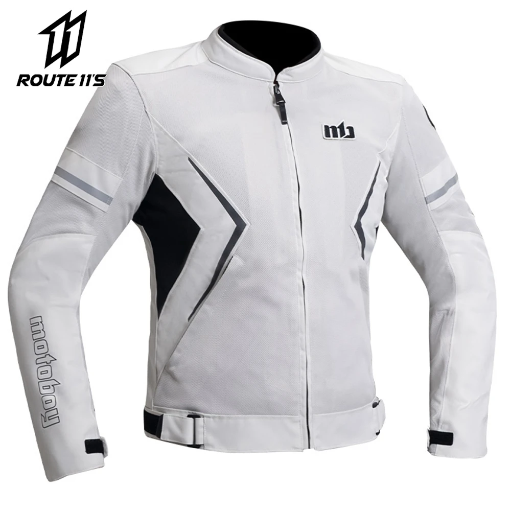 

Motorcycle Jacket Spring And Autumn Leisure Cycling Clothes Rain-proof Racing Jacket Non-slip Racing Suit Heat-Resisting