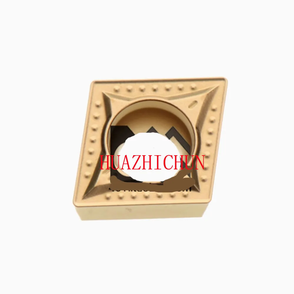 

HUAZHICHUN CCMT09T304MT TT8125B Carbide Insert External Turning Tool CNC Cutting Tool Metal turning insert Steel processing