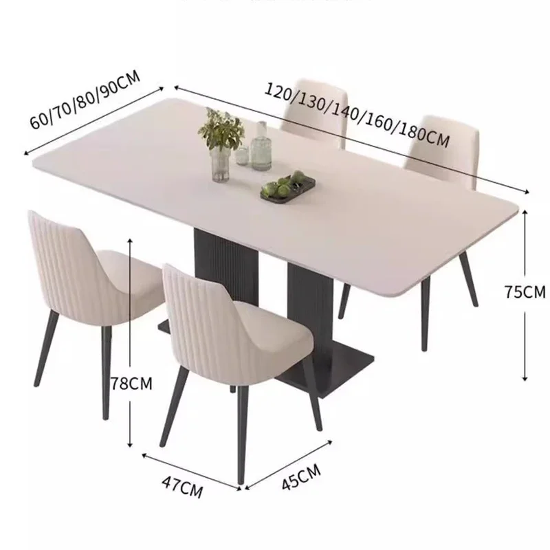 Polished Round Compact Sleek Stylish Dining Table Durable Strong Spacious Black Convenient Dining Table Mesa Jantar Furniture