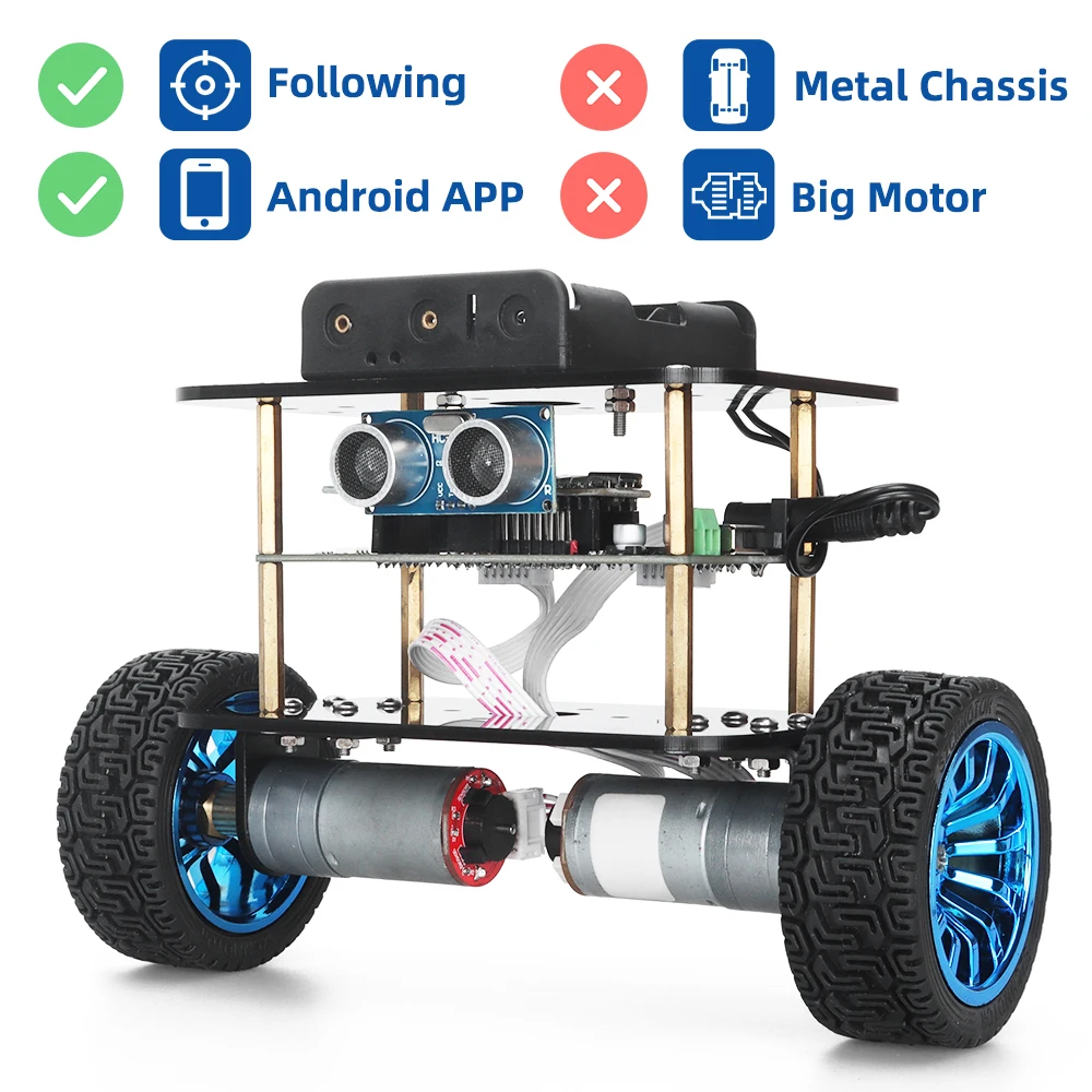 Complete Balance Car Kit for Arduino Starter Kit Programming Smart Robot STEM Learning Educational Automation Kit +Instructions