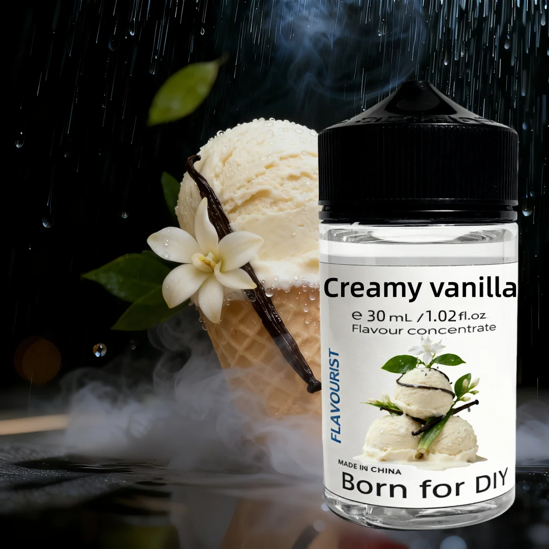 

Flavourist Creamy Vanilla Aroma Flavoring Water Solubility E Flavors Concentrate For Wape Diy Best