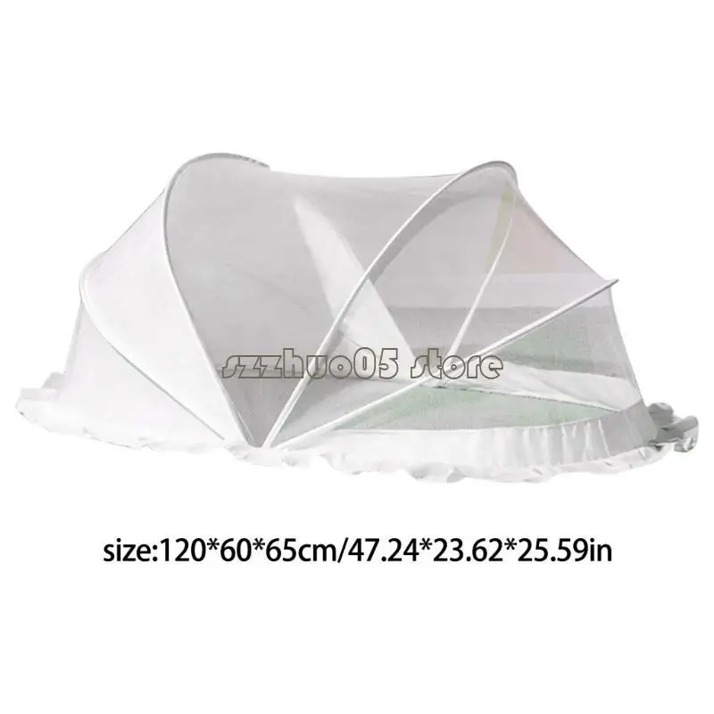 M3GE MESH NET Vouwbaar insecten Netvrije installatie Grote insecten Netting Tent Luifel Houd insectenbugs buiten