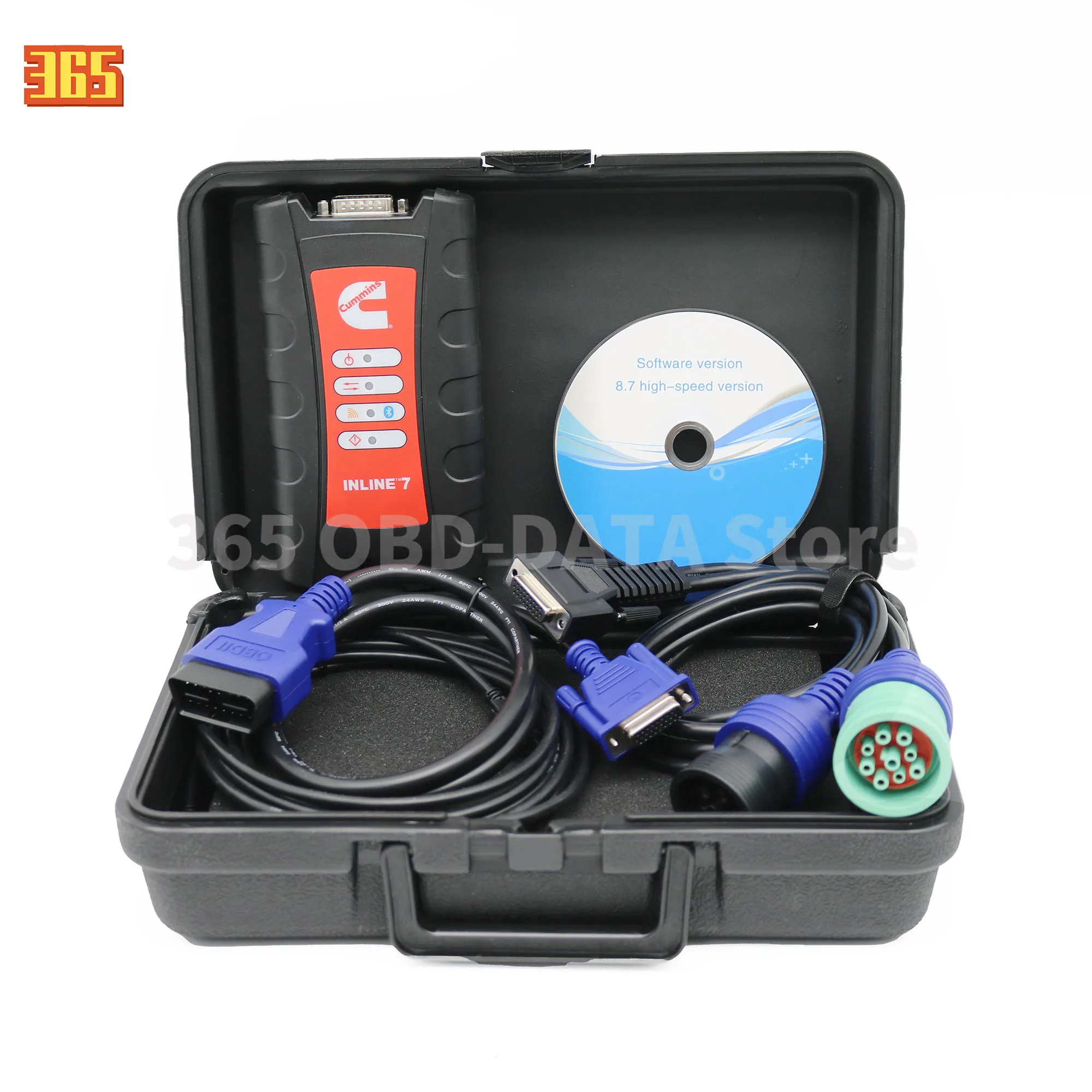 For CUMMINS inline 7 Data Link Adapter for Truck Diagnostic Tool Engine Service Tool Heavy Duty Scanner with Insite 9.0 Software