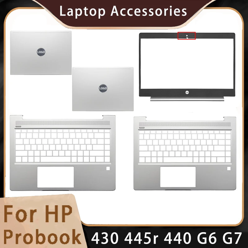 

New For HP Probook 430 445r 440 G6 G7 HSN-Q24C;Replacemen Laptop Accessories Lcd Back Cover/Front Bezel/Palmrest With LOGO