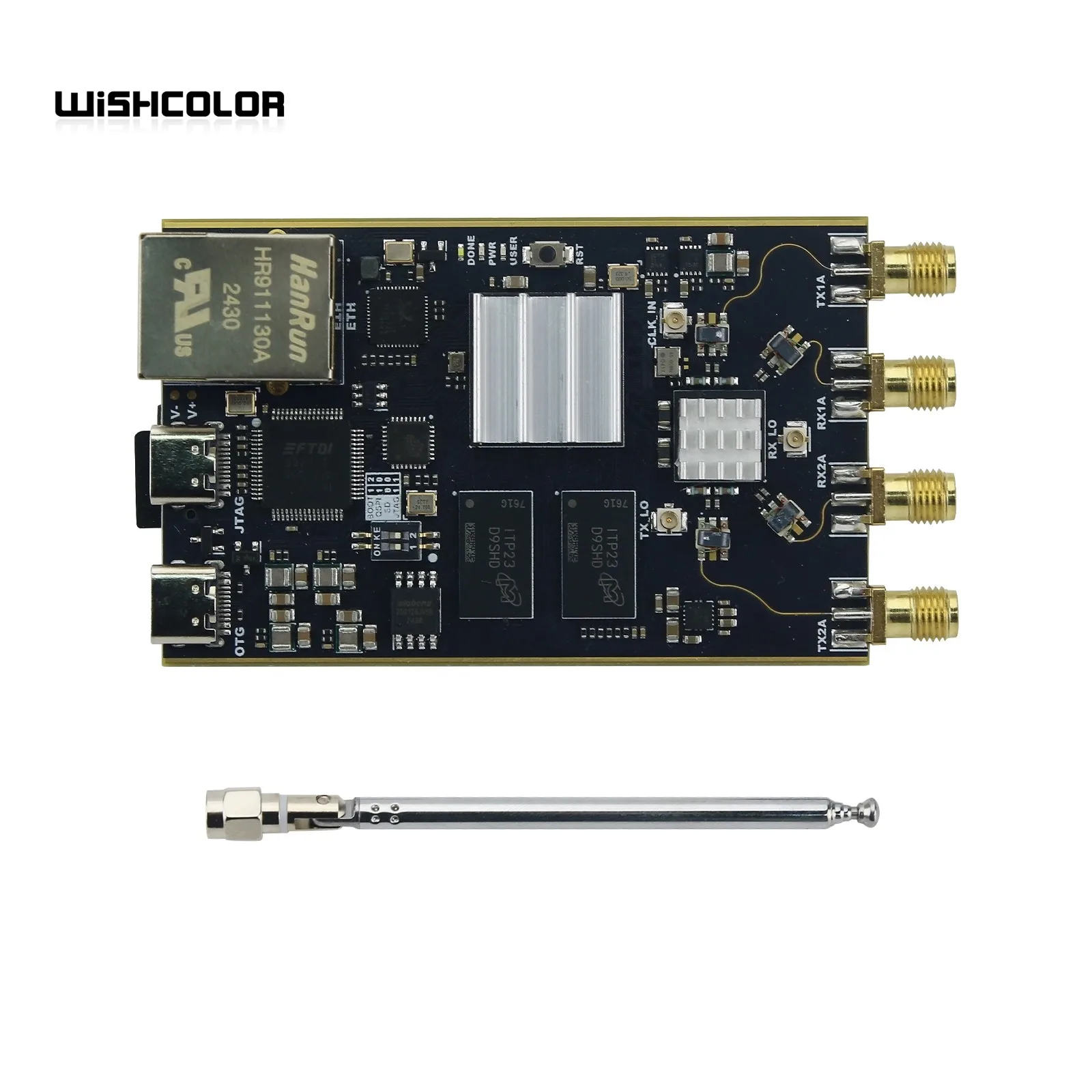 HAMGEEK 70MHz-6GHz Zynq7010+AD9363 SDR Software Defined Radio Development Board for Pluto SDR MATLAB