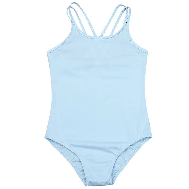 Ballet AqLeotard pour filles, combinaison de batterie, fibre de coton, ballerine, entraînement sur scène, pratique de la performance