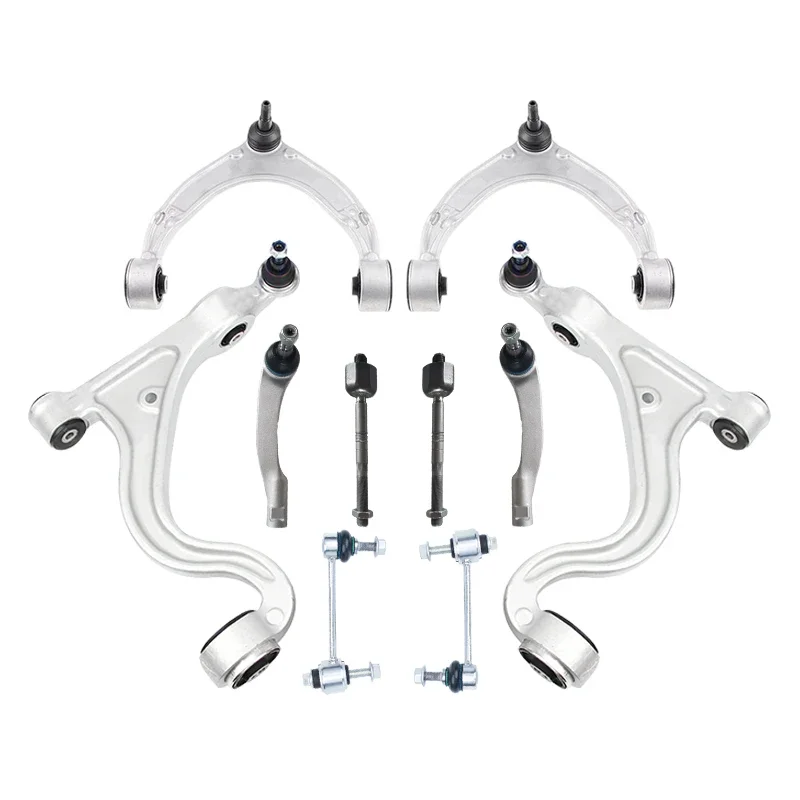 

10 шт., рычаг управления подвеской передней оси, шаровой шарнир, стабилизатор, тяга, концевые комплекты для Porsche Panamera 970 2009-2016