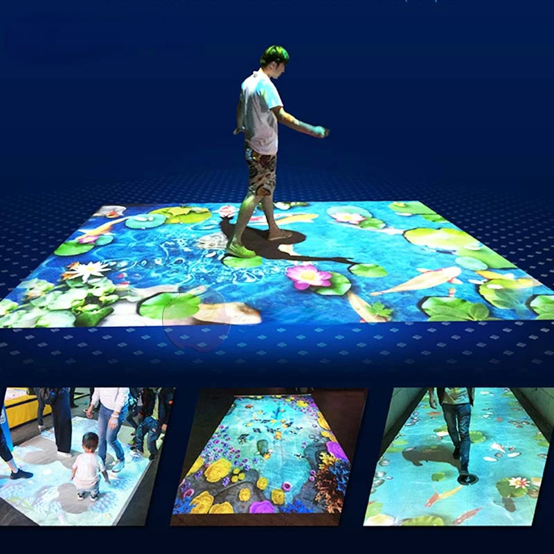 Magic 3d Interactive Floor Children Wall Projection System Video Games