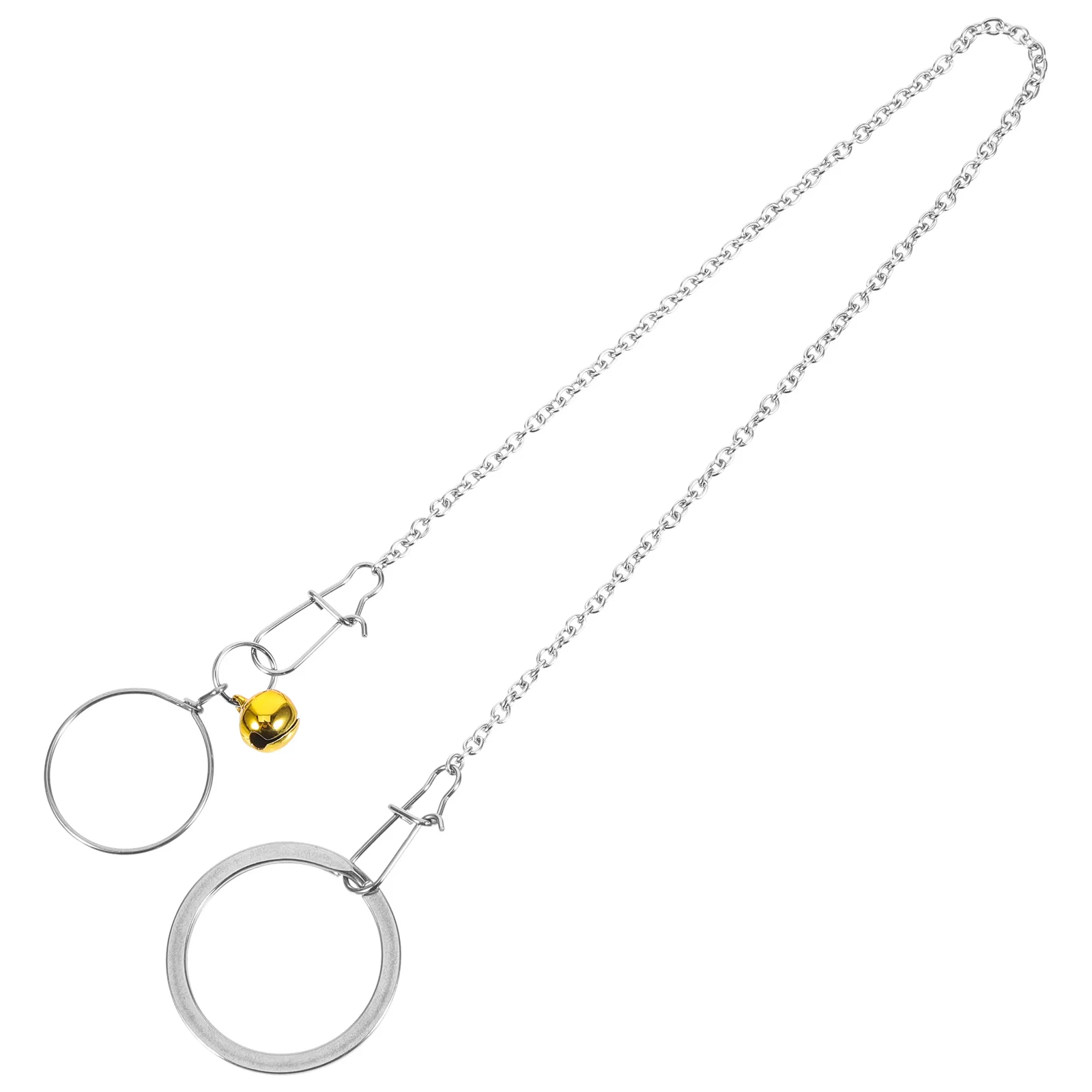 

Stainless Steel Bird Chain Fly Train Leash Parrot Neck Ring Collars Chains for Birds