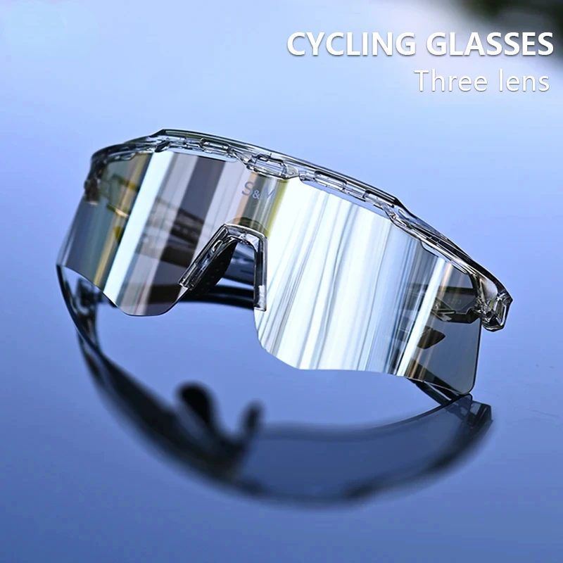 

Speed Monster Men And Women Cycling Polarized Road Glasses Windproof Mountain Glasses Mountaineering Fishing Sports Sunglass