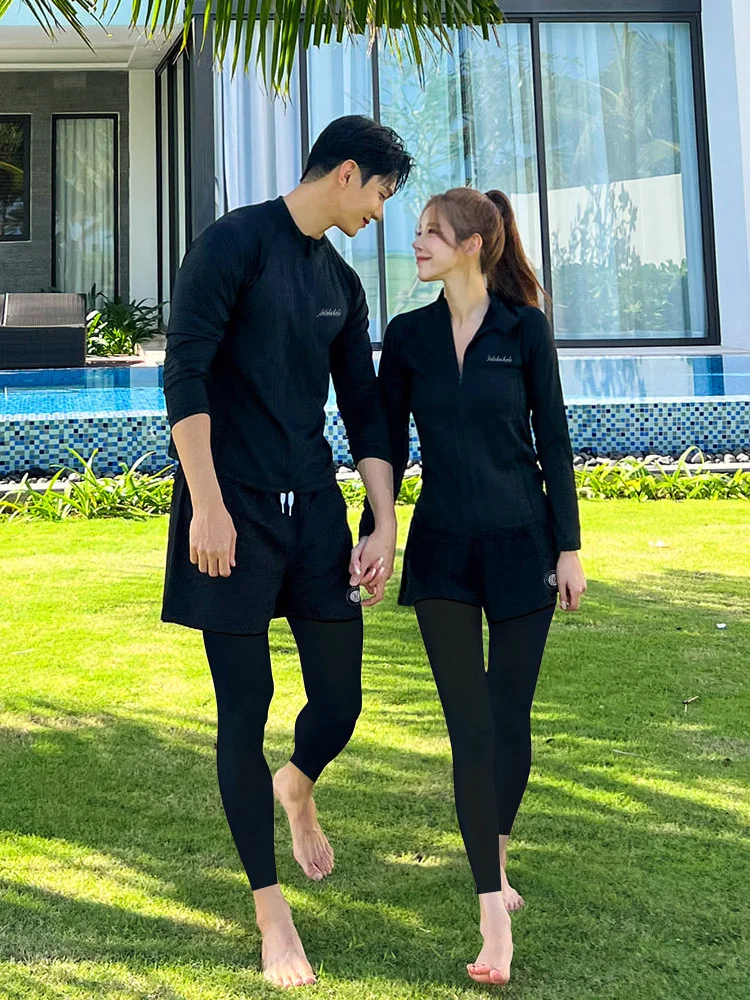 

Qui Dry Scuba Diving Suit Long Sve Long Pants Women's Surfing Outfit Couple Swimming Costume Jellyfi Design Water Sports