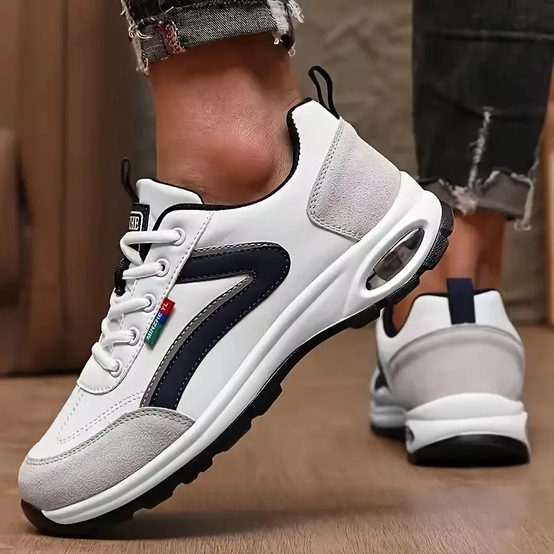 أحذية للرجال موضة إلى الأمام متعددة الألوان سطح جلد أحذية مقاومة للماء أحذية رجالية عصرية مضادة للانزلاق ومضادة للرائحة #2