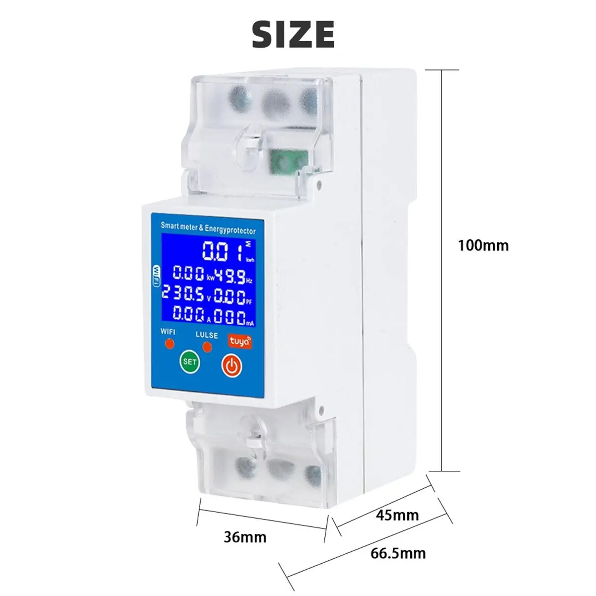 A26Z WiFi 80A Photovoltaic Circuit Breaker with over/Under Voltage, Overcurrent, Leakage Protection, and Thermal Protection